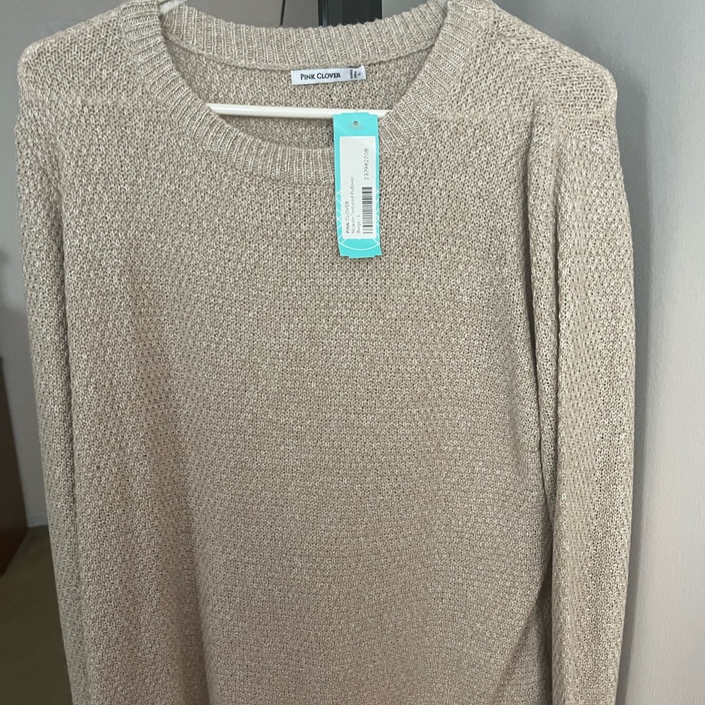 Brand new Pjnk clover sweater.